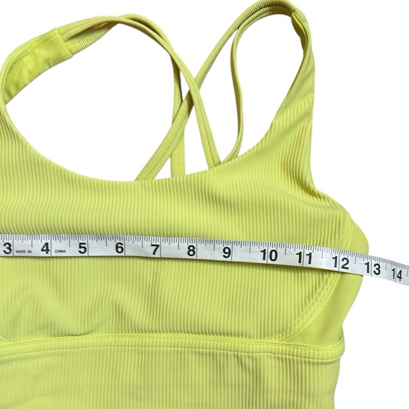 Lululemon Energy Longline Bra Ribbed Luxtreme *Medium Support, B–D Cups- Size 6 - Picture 7 of 13